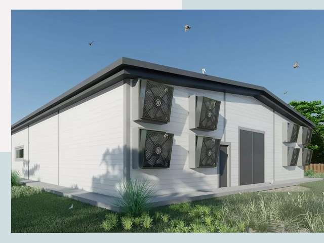 Строительство птичников в Каменке