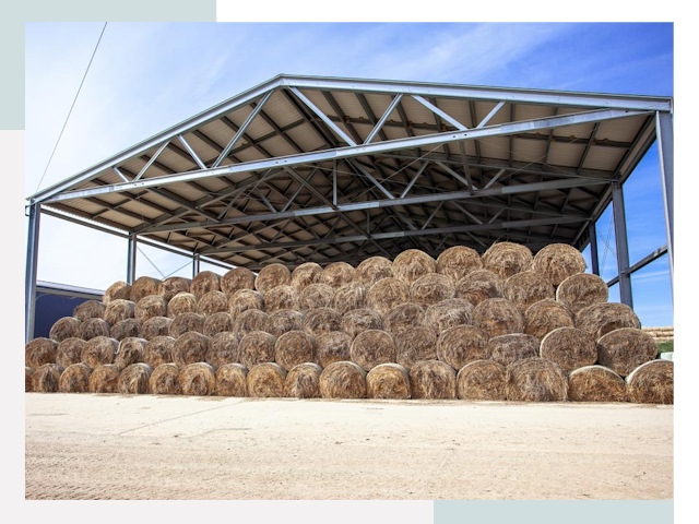 Строительство сенохранилищ в Каменка от 607 руб.