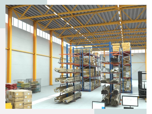 Типовые ангары в Каменке