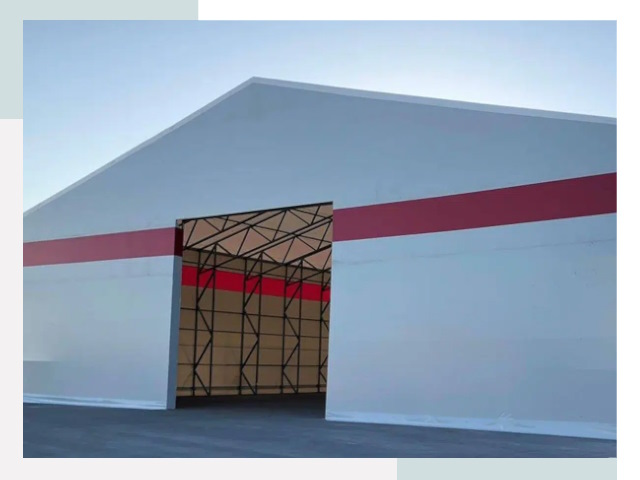 Быстровозводимые ангары в Каменке
