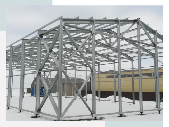 Каркасные ангары в Каменке