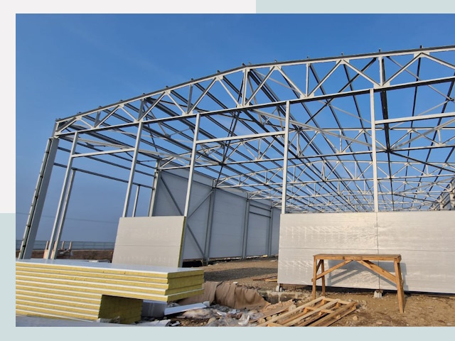 Утепленные ангары в Каменка от 607 руб. за м²