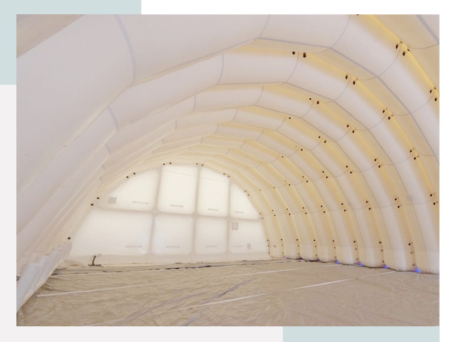 Пневмокаркасные ангары в Каменке