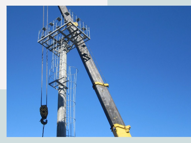 Монтаж осветительных мачт в Каменка от 607 руб.