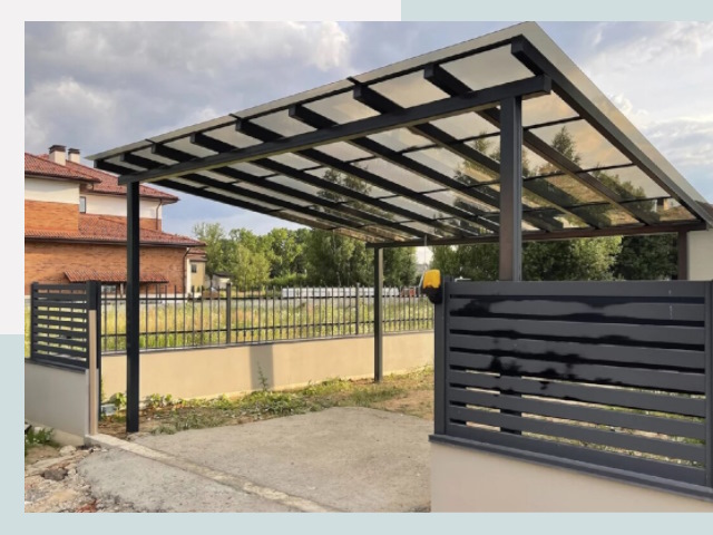 Металлические навесы в Каменка от 607 руб. за м²