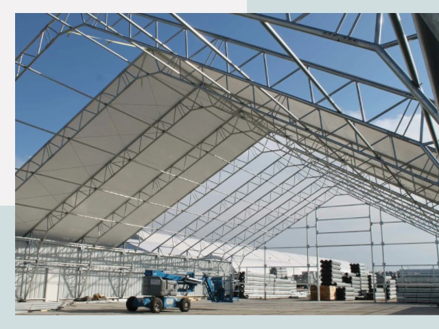 Каркасно-тентовые сооружения от СтальСтрой-Кам по цене 607 руб.