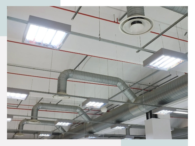 Вентиляция ангаров в Каменке