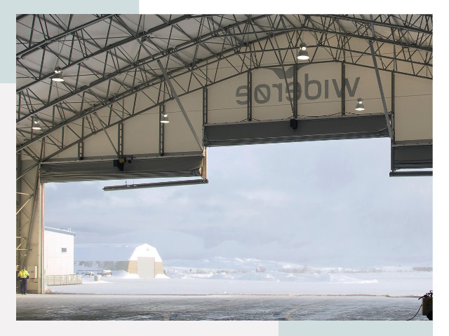 Ворота для ангаров в Каменке