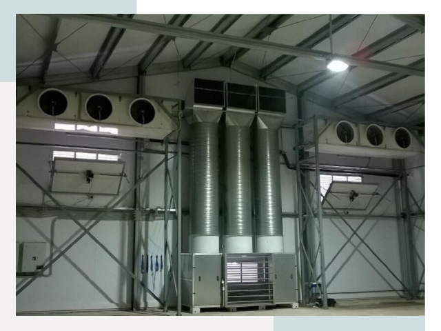 Инженерные системы для ангаров в Каменке