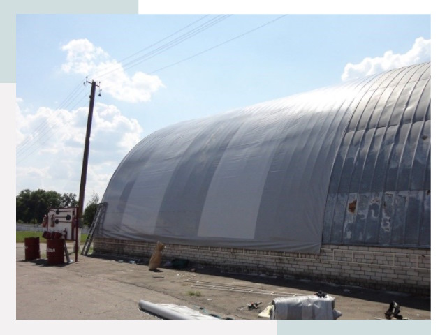 Ремонт ангаров в Каменке