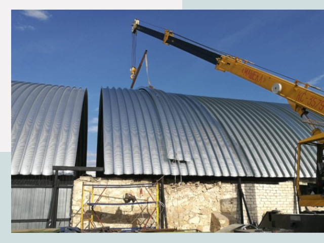 Реконструкция ангаров в Каменке от 607 руб.
