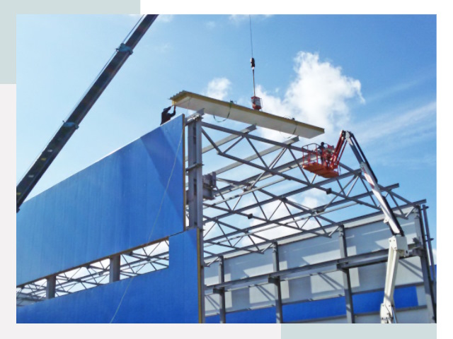 Монтаж сэндвич-панелей в Каменке