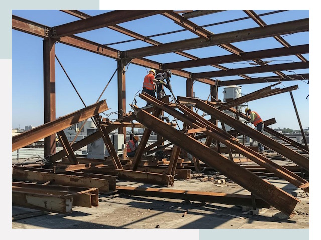 Демонтаж металлоконструкций в Каменке от 607 руб.