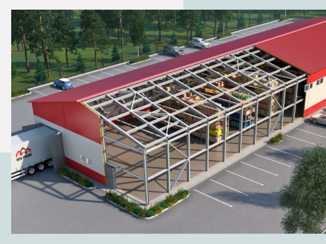 Проектирование ангаров в Каменке от 607 руб.