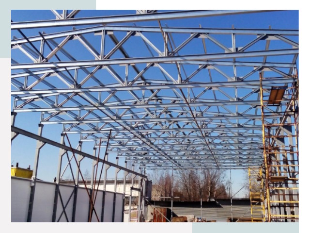 Металлокаркасы для складов в Каменке